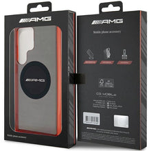 Заредете изображение във визуализатора на галерията – AMG Transparent Bicolor MagSafe case for Samsung Galaxy S24 Ultra - black
