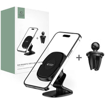Заредете изображение във визуализатора на галерията – Tech-Protect N40 magnetic car phone holder for cockpit / air vent - black

