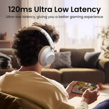 Заредете изображение във визуализатора на галерията – Ugreen HP202 HiTune Max5 on-ear wireless headphones with hybrid ANC noise reduction - white
