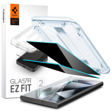 Заредете изображение във визуализатора на галерията – Spigen Glas.tR EZ Fit Privacy Tempered Glass for Samsung Galaxy S24 Ultra - 2 pcs.
