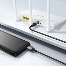 Заредете изображение във визуализатора на галерията – Cable USB C to DC 5,5mm Hoco 12V/1A 1m X129 Advantage black
