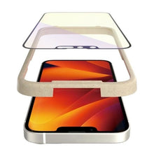 Заредете изображение във визуализатора на галерията – PanzerGlass Ultra-Wide Fit Antibacterial Tempered Glass with Blue Light Filter and Positioner for iPhone 14/13 Pro/13
