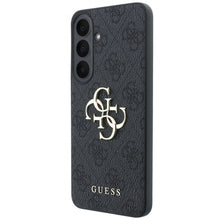 Заредете изображение във визуализатора на галерията – GUESS case for SAMSUNG S26 FE (Leather 4G Metal Logo) black
