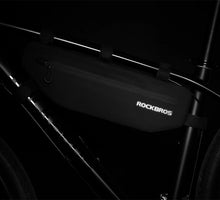 Заредете изображение във визуализатора на галерията – Rockbros AS-043 bicycle bag with Velcro 3l - black
