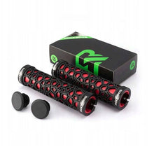 Заредете изображение във визуализатора на галерията – Rockbros 2017-14ARD bicycle grips - black and red
