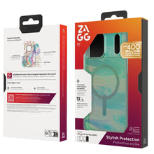 Заредете изображение във визуализатора на галерията – ZAGG case MILAN SNAP compatible with MagSafe for IPHONE 17 Pro Max oil slick
