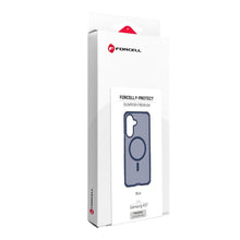 Заредете изображение във визуализатора на галерията – Case for Samsung A57 Forcell F-Protect BumperX Premium compatible with MagSafe navy blue

