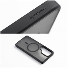 Заредете изображение във визуализатора на галерията – Case for Samsung S26 FE / S25 FE Forcell F-Protect Smoke Hybrid Premium Lite compatible with MagSafe black
