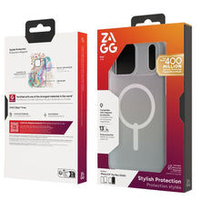 Заредете изображение във визуализатора на галерията – ZAGG case MILAN SNAP compatible with MagSafe for IPHONE 17 Pro Max iridescent
