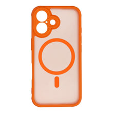 Заредете изображение във визуализатора на галерията – FULL MATTE MAG COVER case compatible with MagSafe for IPHONE 16 hermes orange
