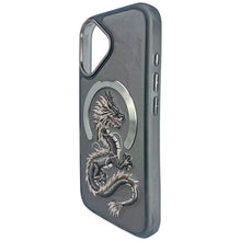 Заредете изображение във визуализатора на галерията – NIMMY case DRAGON compatible with MagSafe for IPHONE 16 gray
