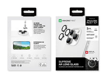 Заредете изображение във визуализатора на галерията – Amazing Thing Tempered glass AR Lens Glass IP15CAM3SGLA on camera for Iphone 15 Pro/15 Pro Max (3 pieces) silver
