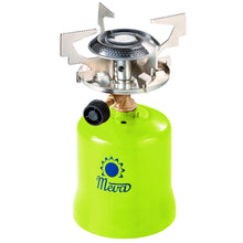 Заредете изображение във визуализатора на галерията – Gas tourist stove with punctured gas cartridges FOCUS 1.4kW
