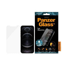 Заредете изображение във визуализатора на галерията – PanzerGlass Pro Standard Super+ antibacterial tempered glass for iPhone 12 / 12 Pro
