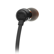 Заредете изображение във визуализатора на галерията – JBL Tune 110 in-ear headphones with 3.5mm mini jack and remote control - black
