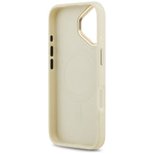 Заредете изображение във визуализатора на галерията – GUESS case for IPHONE 17 compatible with MagSafe GUHMP17SPSAMSECE (PU W/ Peony Hot Stamp) beige
