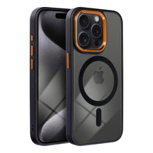 Заредете изображение във визуализатора на галерията – COLOR EDGE MAG COVER case compatible with MagSafe for IPHONE 11 black gold
