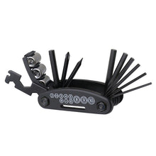 Заредете изображение във визуализатора на галерията – Bicycle wrench set Multitool FSBRK-001 black
