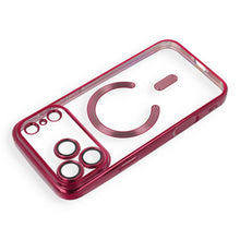 Заредете изображение във визуализатора на галерията – Case for iPhone 18 Pro Max / 17 Pro Max Electro Mag Cover compatible with MagSafe dark cherry
