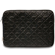 Заредете изображение във визуализатора на галерията – Hello Kitty Zip PU Quilted Bows case for a 14" laptop - black
