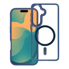 Заредете изображение във визуализатора на галерията – ROAR case MAG BUMPER compatible with MagSafe for SAMSUNG S26 FE / S25 FE navy blue
