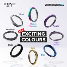 Заредете изображение във визуализатора на галерията – X-ONE Sapphire Camera Armor Pro - for iPhone 17 Pro Max - silver

