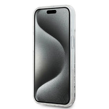 Заредете изображение във визуализатора на галерията – Karl Lagerfeld Liquid Glitter Choupette Head MagSafe case for iPhone 14 / 15 / 13 - transparent
