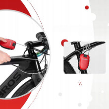 Заредете изображение във визуализатора на галерията – Rockbros 32420981001 bicycle lock with retractable cable - red
