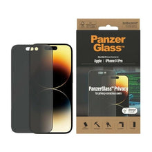 Заредете изображение във визуализатора на галерията – PanzerGlass Ultra-Wide Fit Antibacterial Privacy Tempered Glass for iPhone 14 Pro
