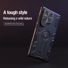 Заредете изображение във визуализатора на галерията – Nillkin CamShield Armor Prop Case for Samsung Galaxy S24 Ultra - black
