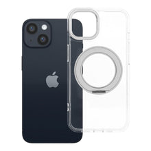 Заредете изображение във визуализатора на галерията – Case for iPhone 14 Frame Circle Stand compatible with MagSafe transparent
