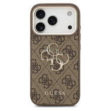 Заредете изображение във визуализатора на галерията – GUESS case for IPHONE 17 Air GUHCP17M4GMGCGR (PU W/ Big 4G Classic Logo) gold black

