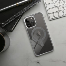 Заредете изображение във визуализатора на галерията – COLOR EDGE MAG COVER case compatible with MagSafe for IPHONE 17 Pro titatnium grey
