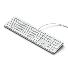 Заредете изображение във визуализатора на галерията – Wired keyboard USB A/USB C QWERTY Dual (Mac/Windows) Satechi Slim LX3 Wired silver
