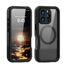 Заредете изображение във визуализатора на галерията – Waterproof case SHELLBOX GT compatible with MagSafe for IPHONE 16 Pro black
