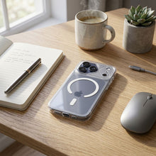 Заредете изображение във визуализатора на галерията – Case for iPhone 14 Aurora compatible with MagSafe white
