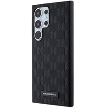Заредете изображение във визуализатора на галерията – Original Pouch KARL LAGERFELD  hardcase Saffiano Mono Metal Logo KLHCS24LSAKLHPK for Samsung Galaxy S24 Ultra black
