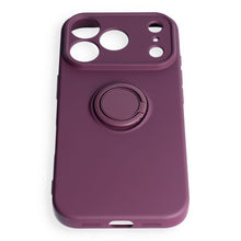 Заредете изображение във визуализатора на галерията – Case for iPhone 18 Pro / 17 Pro Silicone Ring dark cherry
