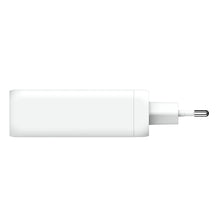 Заредете изображение във визуализатора на галерията – Silver Monkey GaN 130W wall charger 3x USB-C PD 1x USB-A 3.0 QC - white
