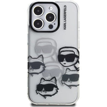 Заредете изображение във визуализатора на галерията – KARL LAGERFELD case for IPHONE 16 PRO MAX KLHCP16XHMCHKCT (IML Multi K&amp;C Head Pattern)
