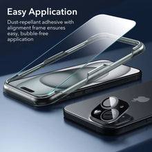 Заредете изображение във визуализатора на галерията – ESR Classic Pro Set Halolock MagSafe case + glass for display and camera for iPhone 15 - black
