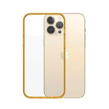 Заредете изображение във визуализатора на галерията – PanzerGlass ClearCase Antibacterial Military Grade Certified Case for iPhone 13 Pro Max - Transparent Yellow
