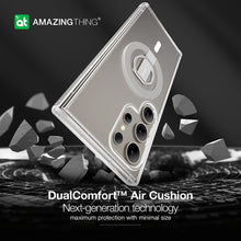 Заредете изображение във визуализатора на галерията – Amazing Thing Minimal Magsafe Grip Ring Case S24UMRMINCL for Samsung Galaxy S24 Ultra transparent
