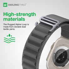 Заредете изображение във визуализатора на галерията – Amazing Thing Band Titan Sport Band TSP49GY for Apple Watch 49/45 grey
