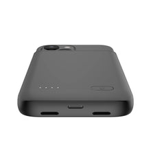 Заредете изображение във визуализатора на галерията – Tech-Protect PowerCase case for iPhone 12 mini / 13 mini with 4700mAh power bank - black
