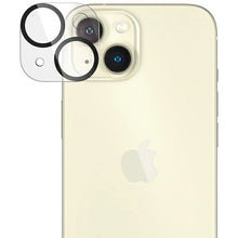 Заредете изображение във визуализатора на галерията – PanzerGlass Picture Perfect camera protection for iPhone 15 / 15 Plus - with black frame
