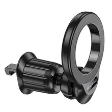 Заредете изображение във визуализатора на галерията – Borofone Car holder BH104 Path Ring magnetic to air vent black
