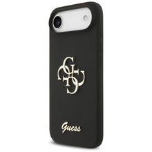 Заредете изображение във визуализатора на галерията – GUESS case for IPHONE 17 Air GUHCP17MSC4GSMK (Silicone W/ Big 4G Script) black
