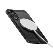 Заредете изображение във визуализатора на галерията – SPIGEN case TOUGH ARMOR compatible with MagSafe for SAMSUNG S25 Edge black
