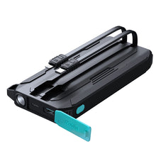 Заредете изображение във визуализатора на галерията – Joyroom JR-L017 22.5W 10000mAh Powerbank with built-in USB-C / Lightning cables - black
